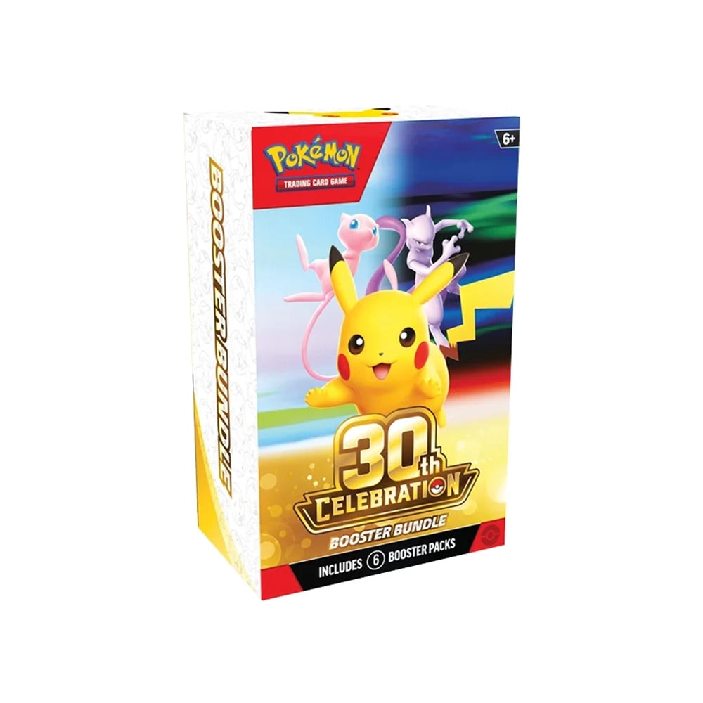 Pokémon TCG 30th Celebration Booster Bundle – 6 Booster Packs – English