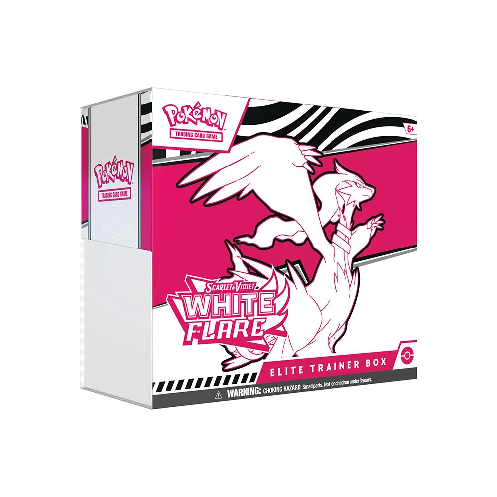 Pokémon TCG White Flare Elite Trainer Box – 9 Booster Packs – English