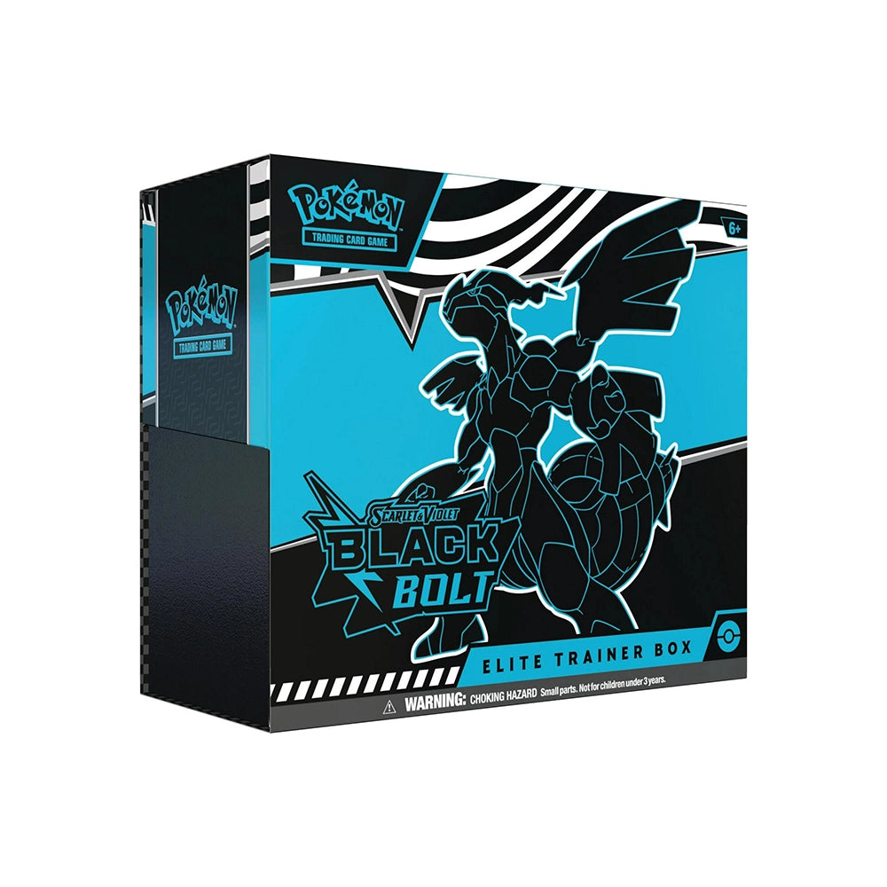 Pokémon TCG Black Bolt Elite Trainer Box – 9 Booster Packs – English