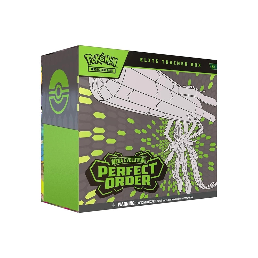 Pokémon TCG Mega Evolution Perfect Order Elite Trainer Box – 9 Booster Packs – English