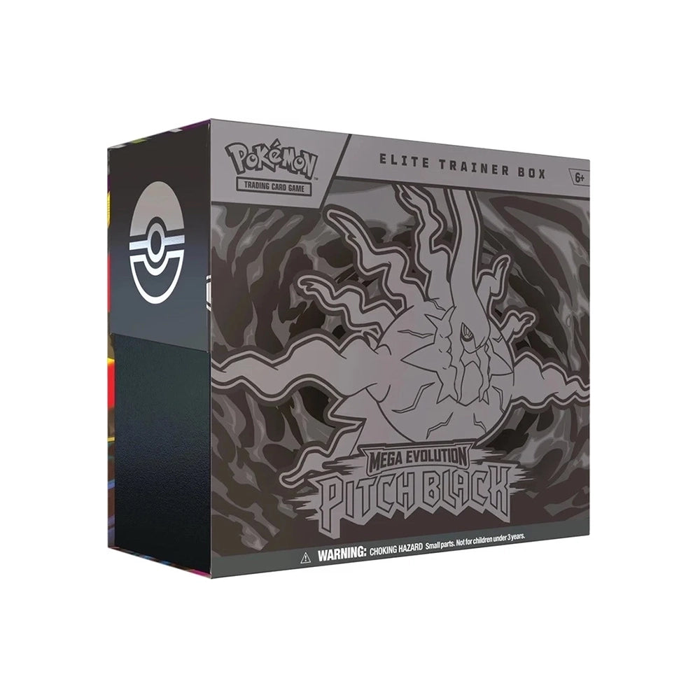 Pokémon TCG Mega Evolution Pitch Black Elite Trainer Box – 9 Booster Packs – English