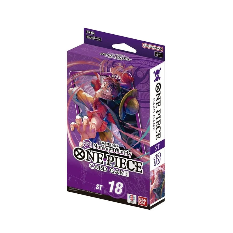 One Piece Card Game Purple Monkey.D.Luffy ST-18 Starter Deck – English