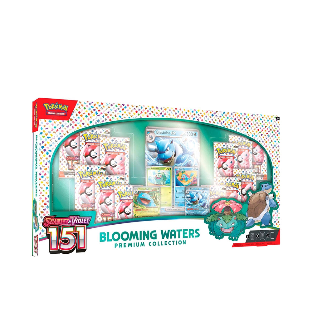 Pokémon TCG Scarlet & Violet 151 Blooming Waters Premium Collection – 12 Booster Packs – English