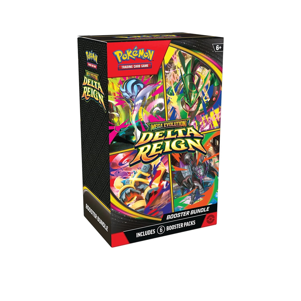 Pokémon TCG Mega Evolution Delta Reign Booster Bundle – 6 Booster Packs – English