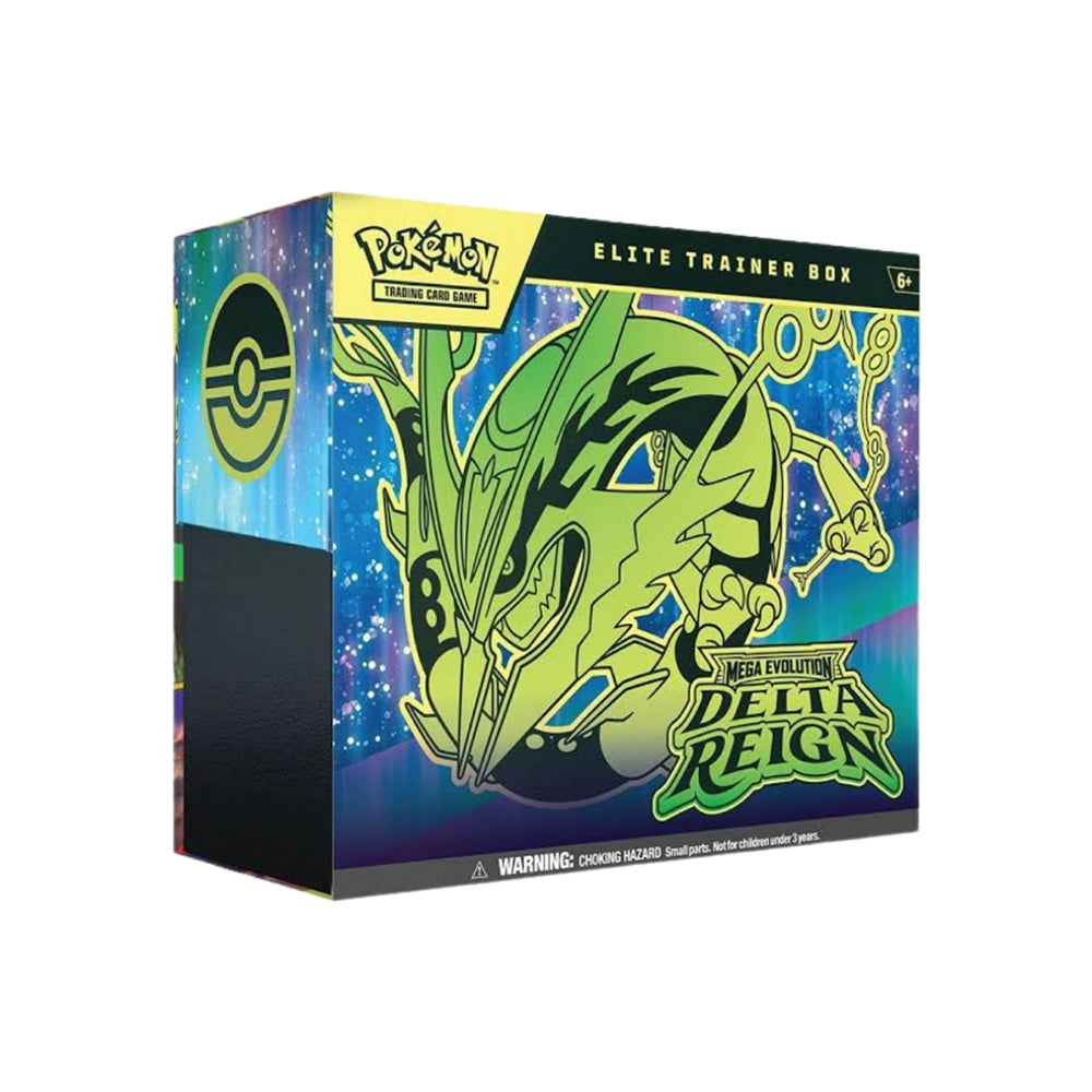 Pokémon TCG Mega Evolution Delta Reign Elite Trainer Box – 9 Booster Packs – English – Pre-Order