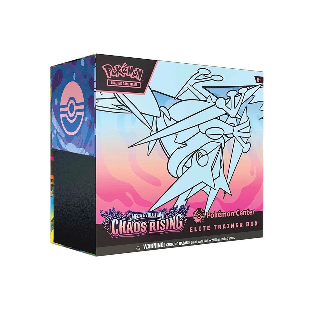 Pokémon TCG Mega Evolution Chaos Rising Pokémon Center Elite Trainer Box – 11 Booster Packs – English