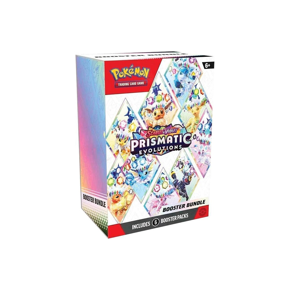 Pokémon TCG Prismatic Evolutions Booster Bundle – 6 Booster Packs – English
