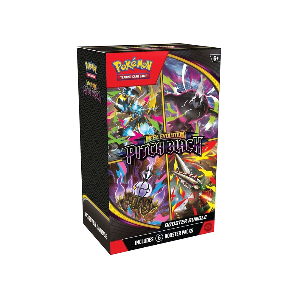 Pokémon TCG Mega Evolution Pitch Black Booster Bundle – 6 Booster Packs – English