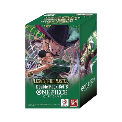 One Piece Card Game Legacy of the Master OP-12 Double Pack DP-08 – 2 Booster Packs – English