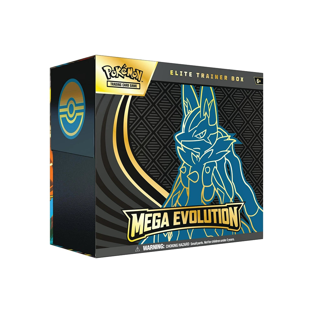 Pokémon TCG Mega Evolution Elite Trainer Box – Mega Lucario – 9 Booster Packs – English