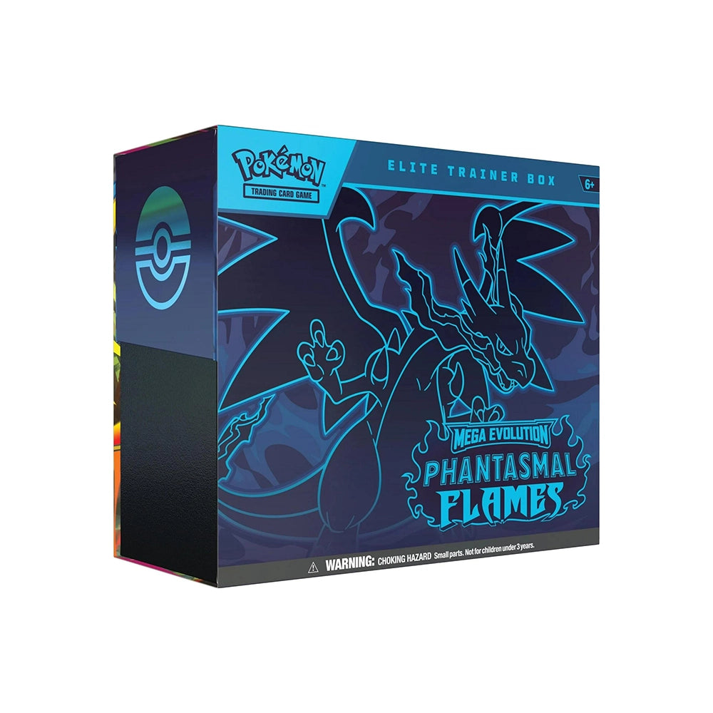 Pokémon TCG Mega Evolution Phantasmal Flames Elite Trainer Box – 9 Booster Packs – English