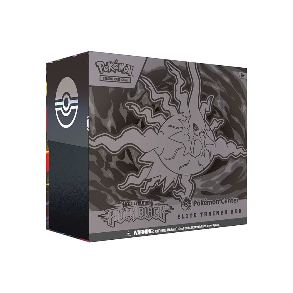 Pokémon TCG Mega Evolution Pitch Black Pokémon Center Elite Trainer Box – 11 Booster Packs – English